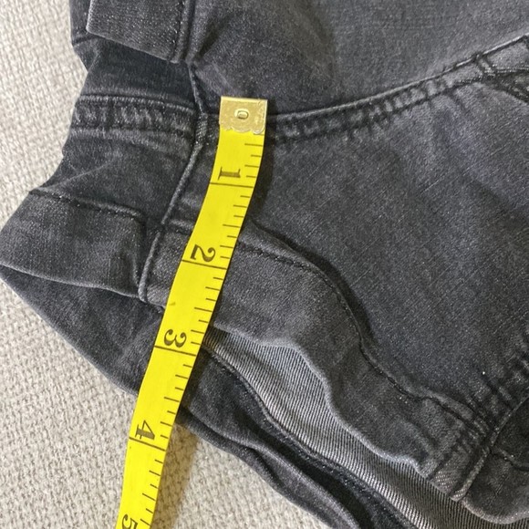 PACSUN 70's black high waist jean shorts sz 24 - Picture 9 of 9